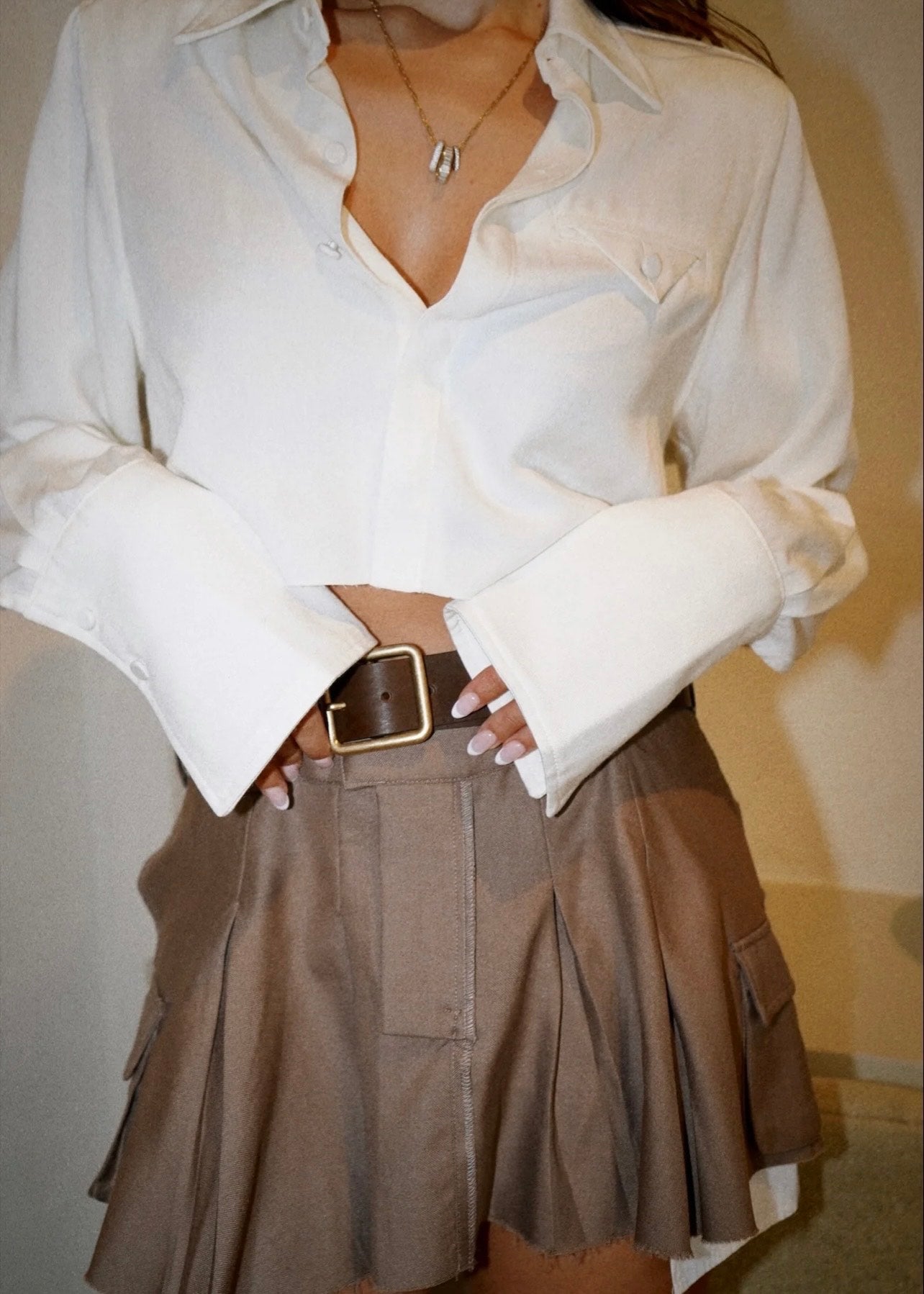 Giselle Skirt Taupe