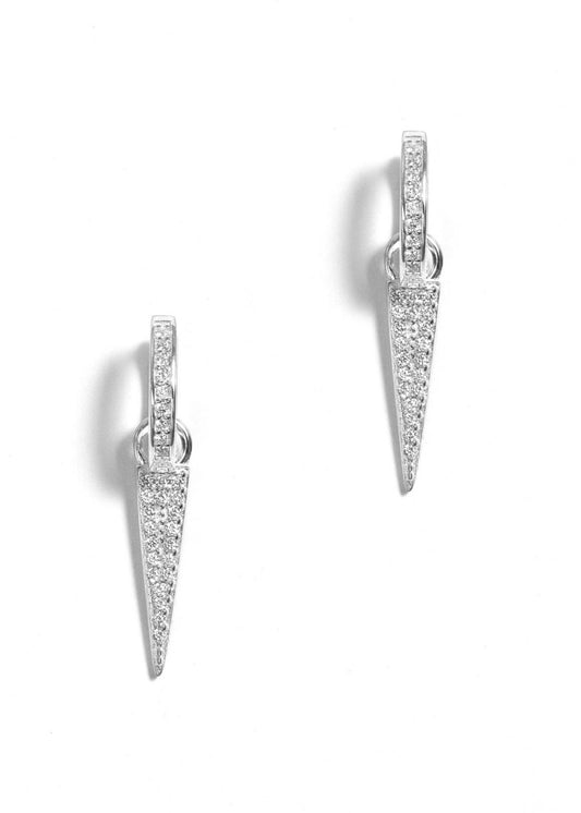 THE BLADE CORE SILVER EARRINGS